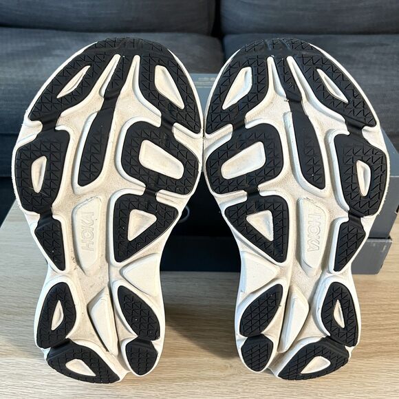 Hoka One One Bondi 8 'Sharkskin Harbor Mist' Gray Running Shoes Men's Size 8D - Picture 10 of 12